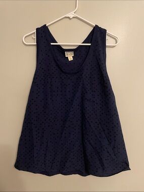 Converse Navy Blue Star-Print Tank Top